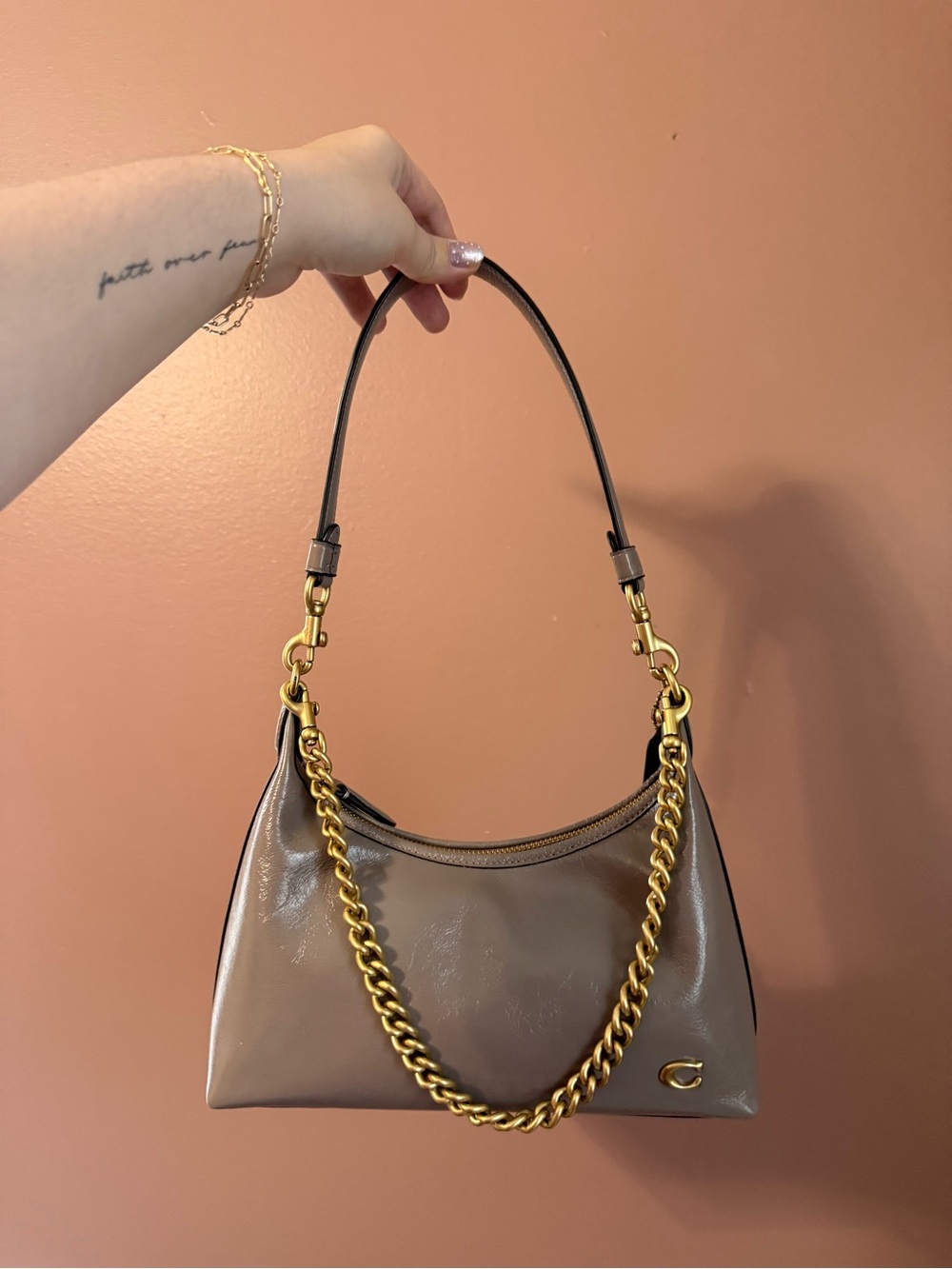 NWOT Coach Juliet 25 in Ash Grey